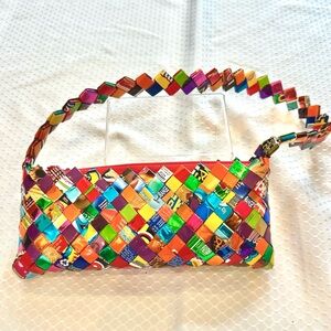 Colorful Woven Women's Bag